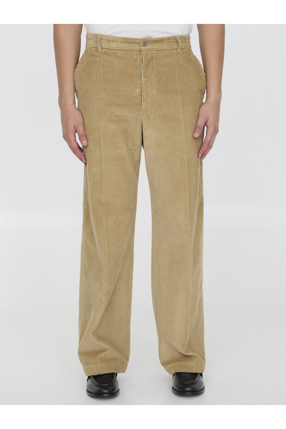 BOTTEGA VENETA-OUTLET-SALE-Corduroy trousers-ARCHIVIST