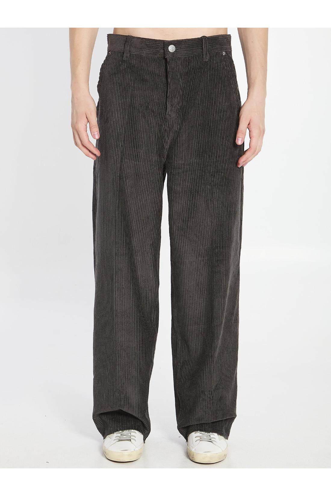 Ami Paris-OUTLET-SALE-Corduroy velvet pants-ARCHIVIST