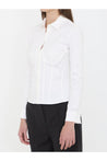 Balenciaga-OUTLET-SALE-Corsedet shirt in stretch poplin-ARCHIVIST