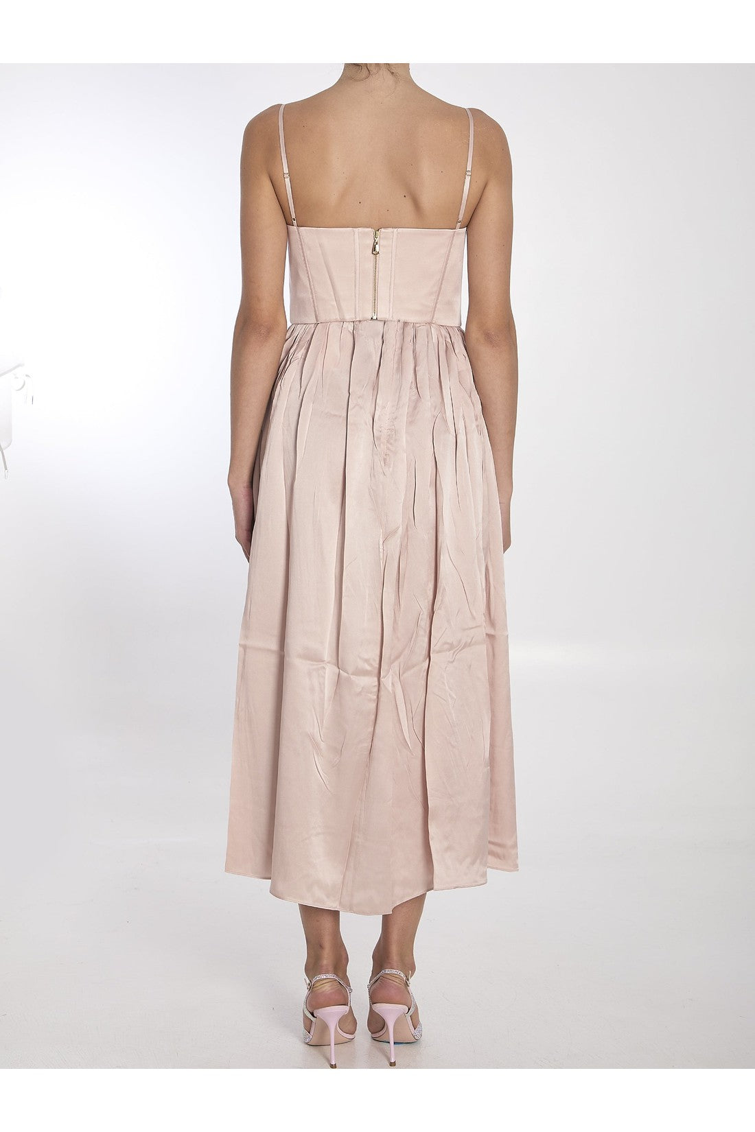 ZIMMERMANN-OUTLET-SALE-Corset midi dress-ARCHIVIST