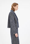 Odeeh-Cotton Linen Denim Jacke, Indigo-Jacken & Mäntel-Black-Deal-Outlet-by-ARCHIVIST