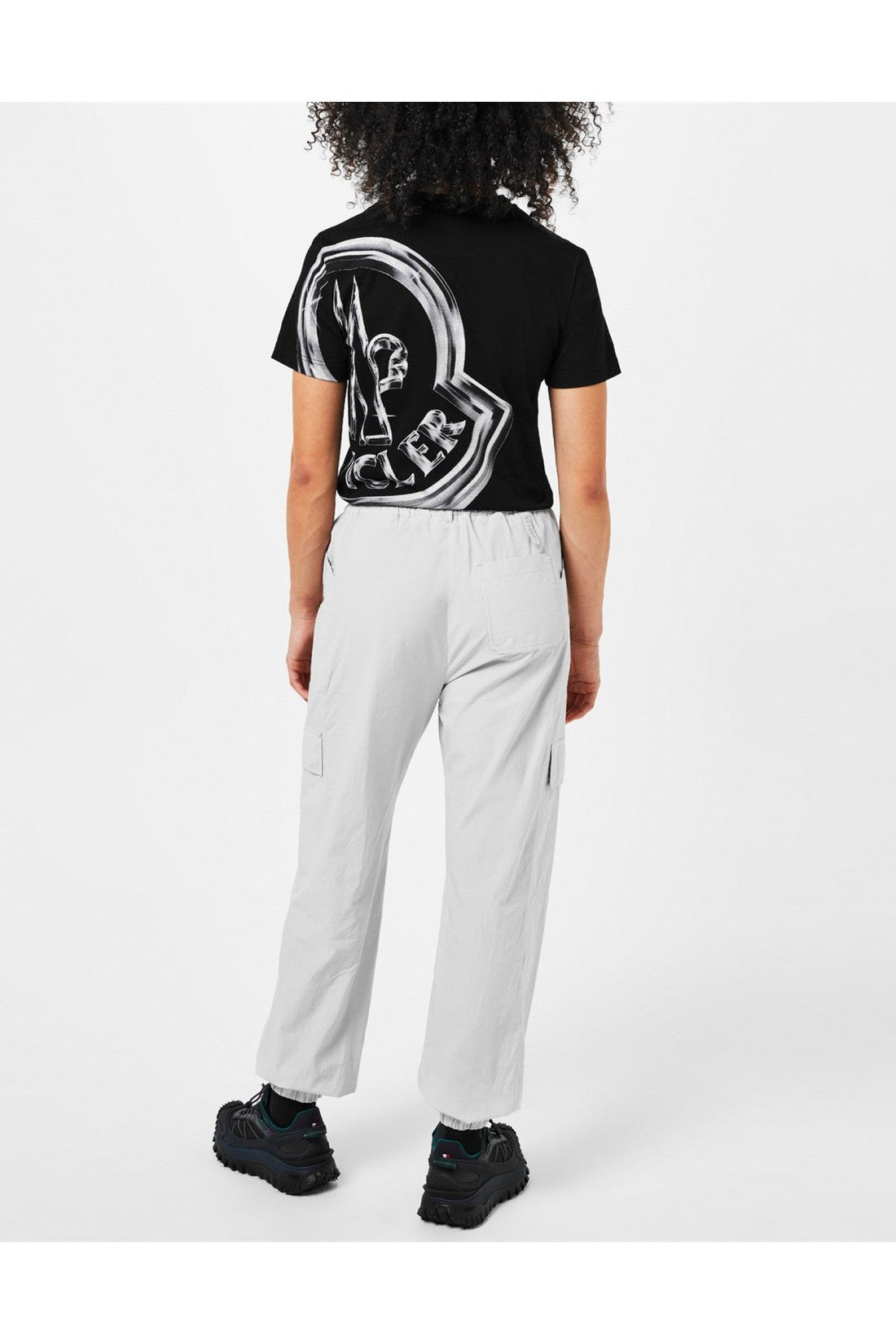 Moncler-OUTLET-SALE-Cotton Logo Cargo Trousers-ARCHIVIST