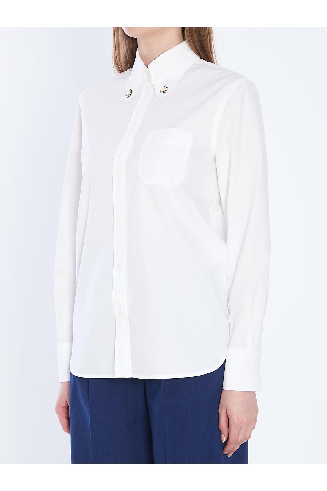 Valentino Garavani-OUTLET-SALE-Cotton Poplin shirt-ARCHIVIST