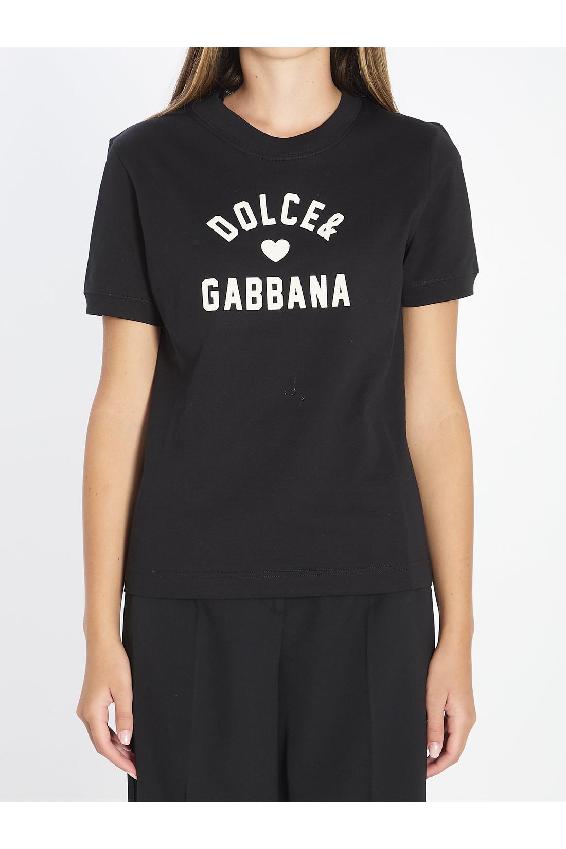 Dolce & Gabbana-OUTLET-SALE-Cotton T-shirt-ARCHIVIST