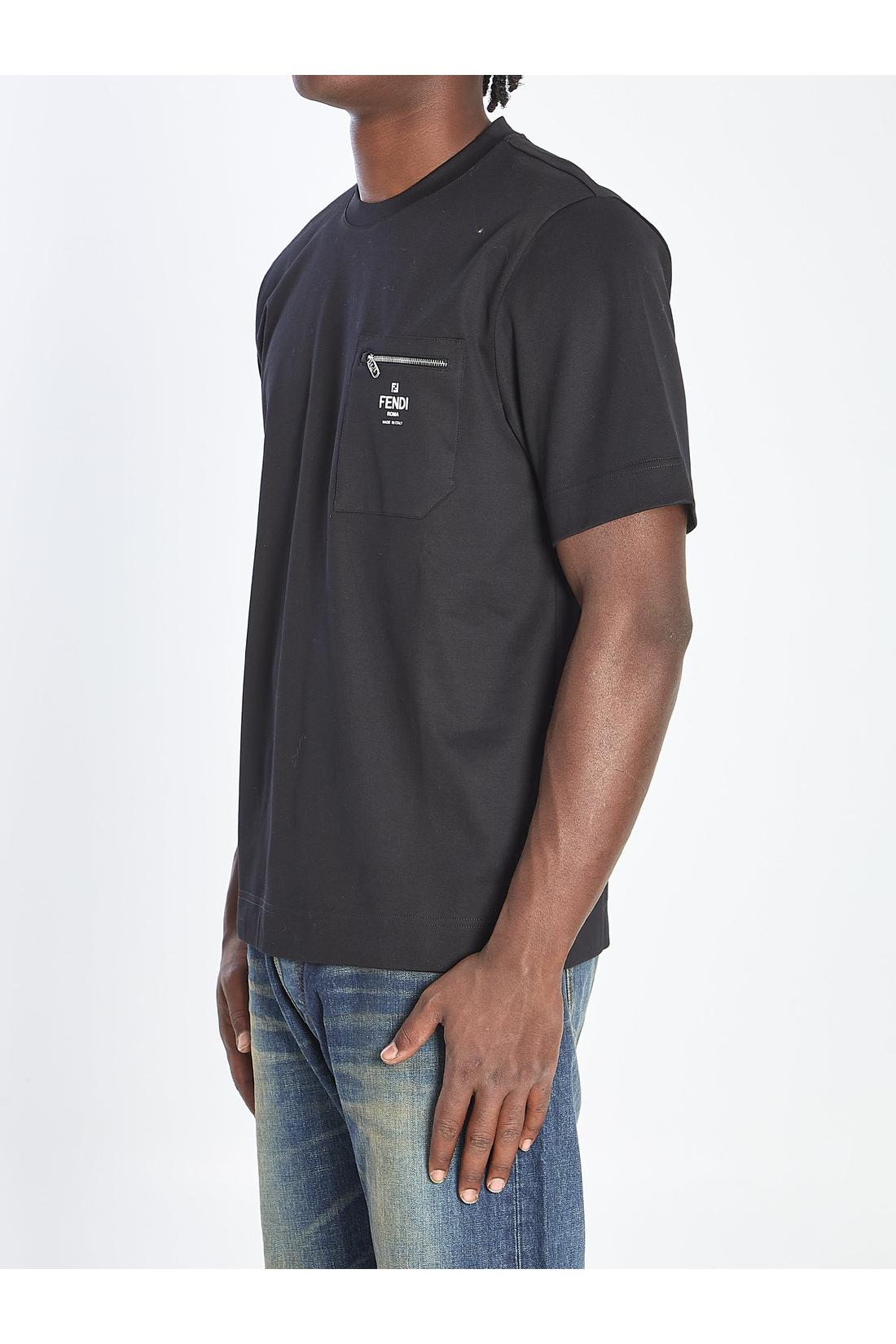 Fendi-OUTLET-SALE-Cotton T-shirt-ARCHIVIST