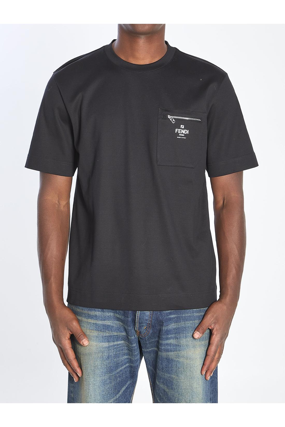 Fendi-OUTLET-SALE-Cotton T-shirt-ARCHIVIST