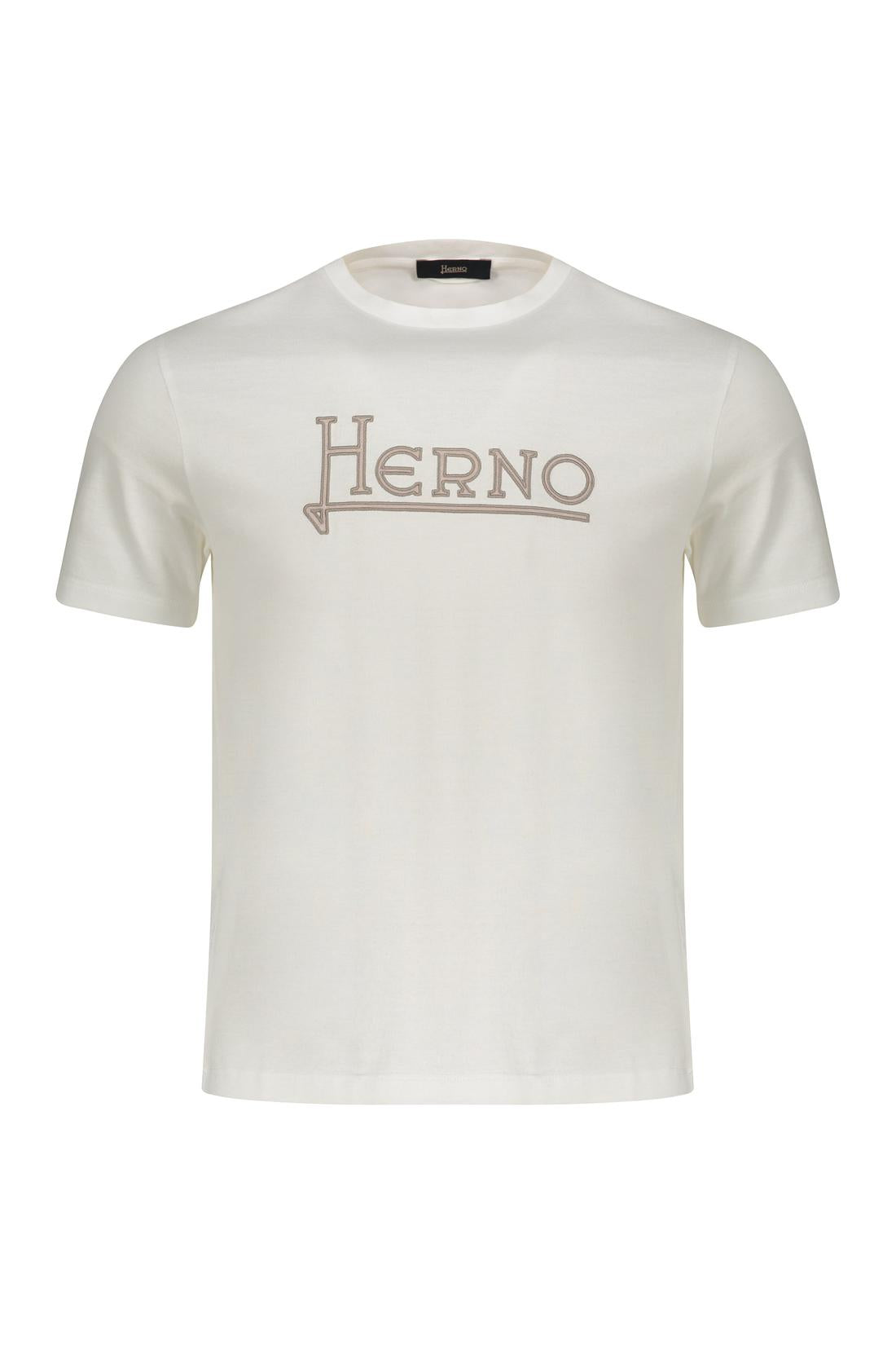 Herno-OUTLET-SALE-Cotton T-shirt-ARCHIVIST