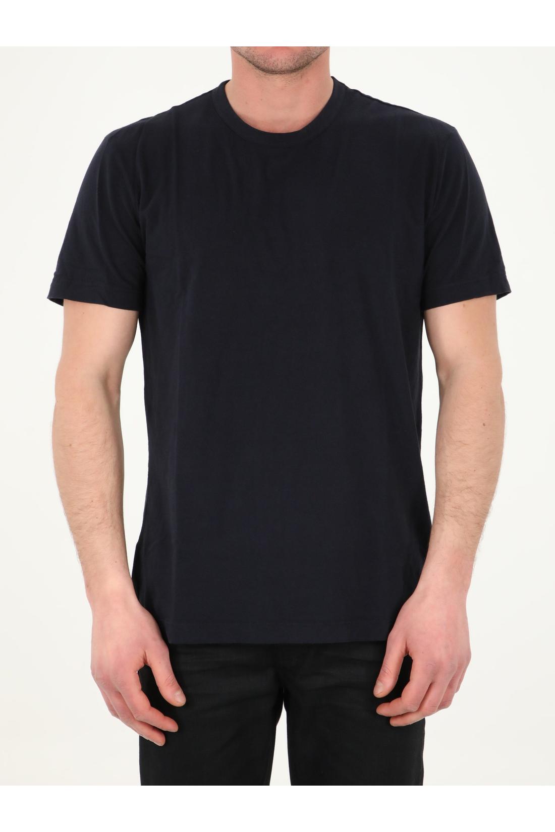Cotton T-shirt-Shirts-James perse-02-BLAU-ARCHIVIST