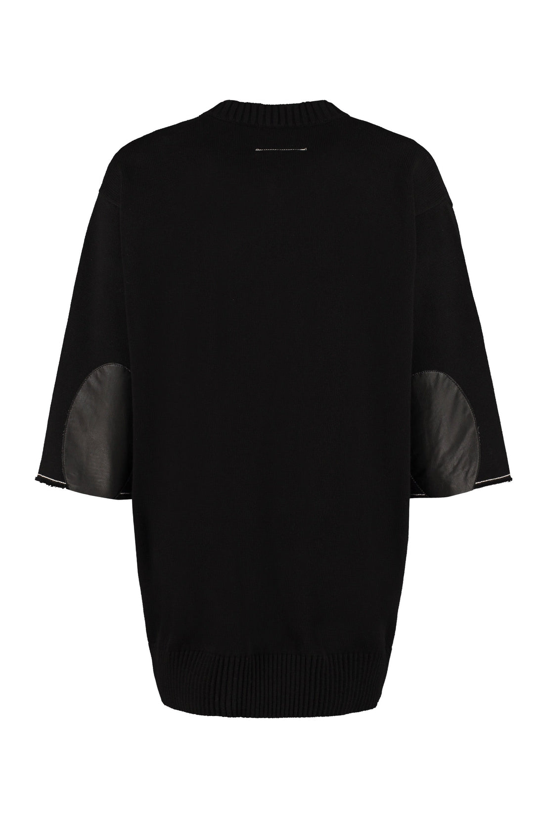 MM6 Maison Margiela-OUTLET-SALE-Cotton V-neck sweater-ARCHIVIST