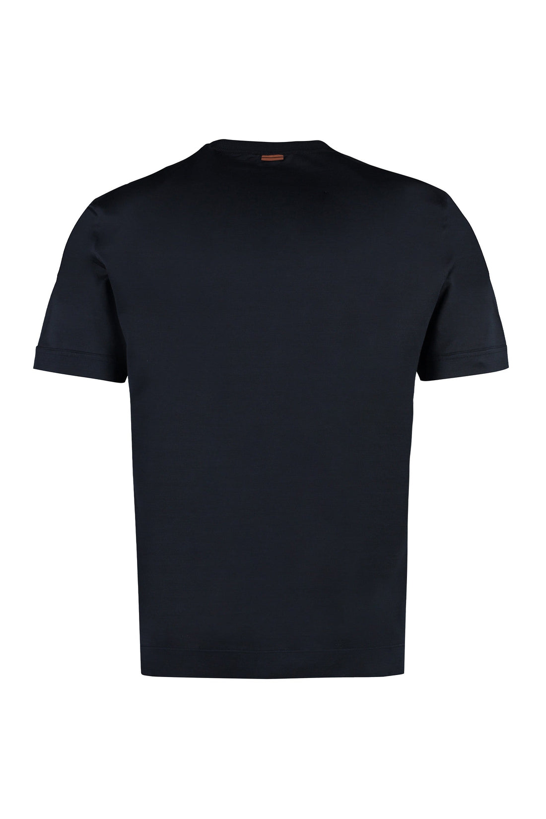 Zegna-OUTLET-SALE-Cotton and silk crew-neck T-shirt-ARCHIVIST