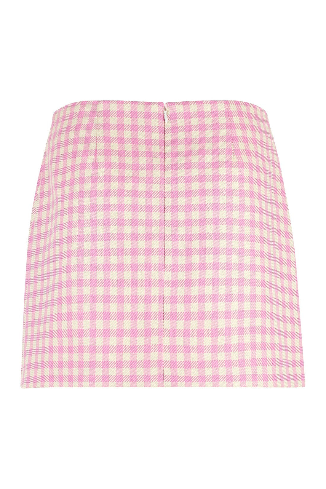 AMI PARIS-OUTLET-SALE-Cotton and wool mini-skirt-ARCHIVIST