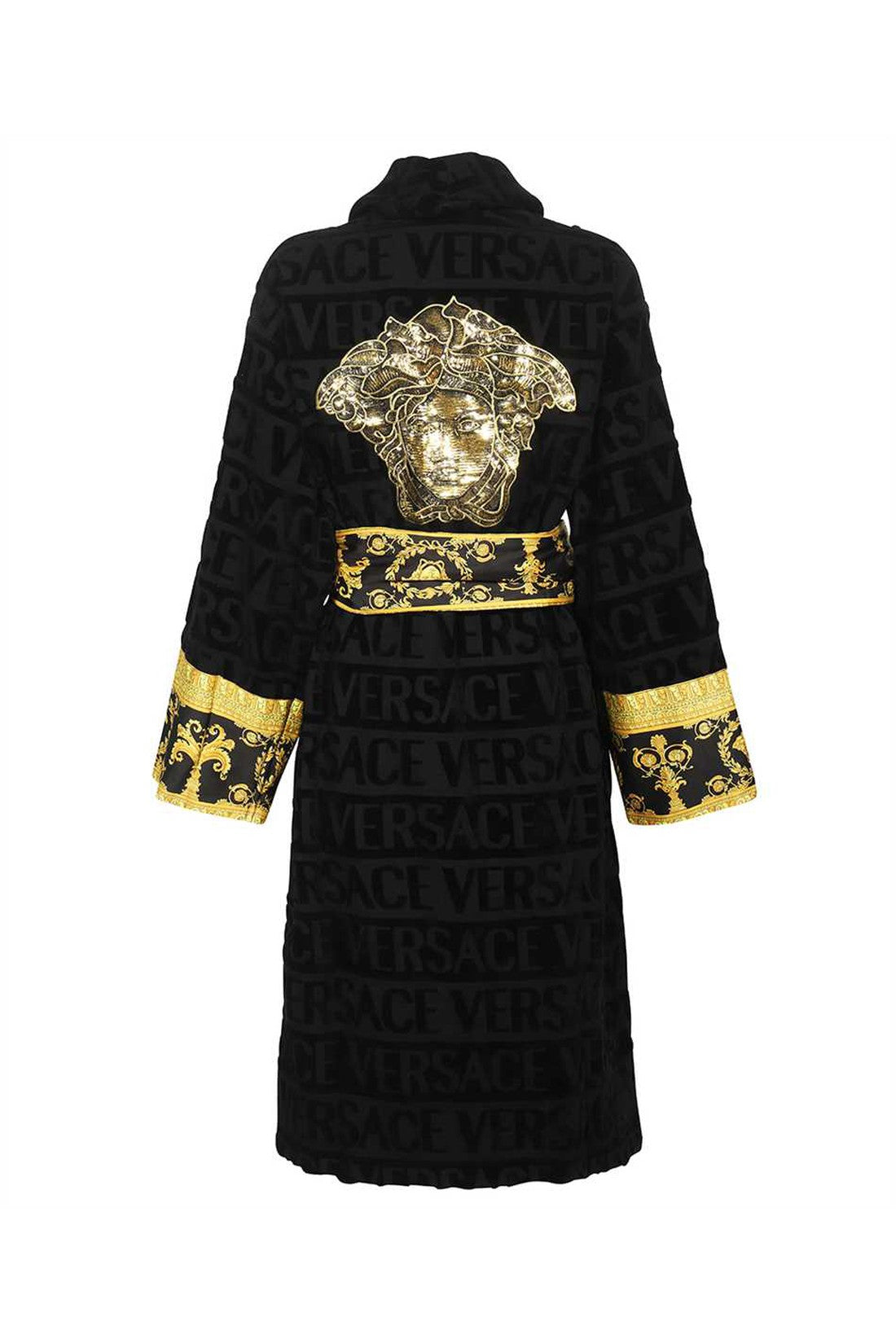 Versace-OUTLET-SALE-Cotton bathrobe-ARCHIVIST