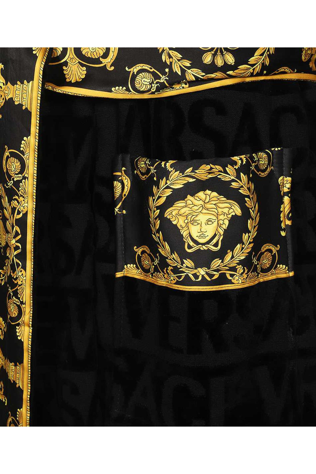 Versace-OUTLET-SALE-Cotton bathrobe-ARCHIVIST