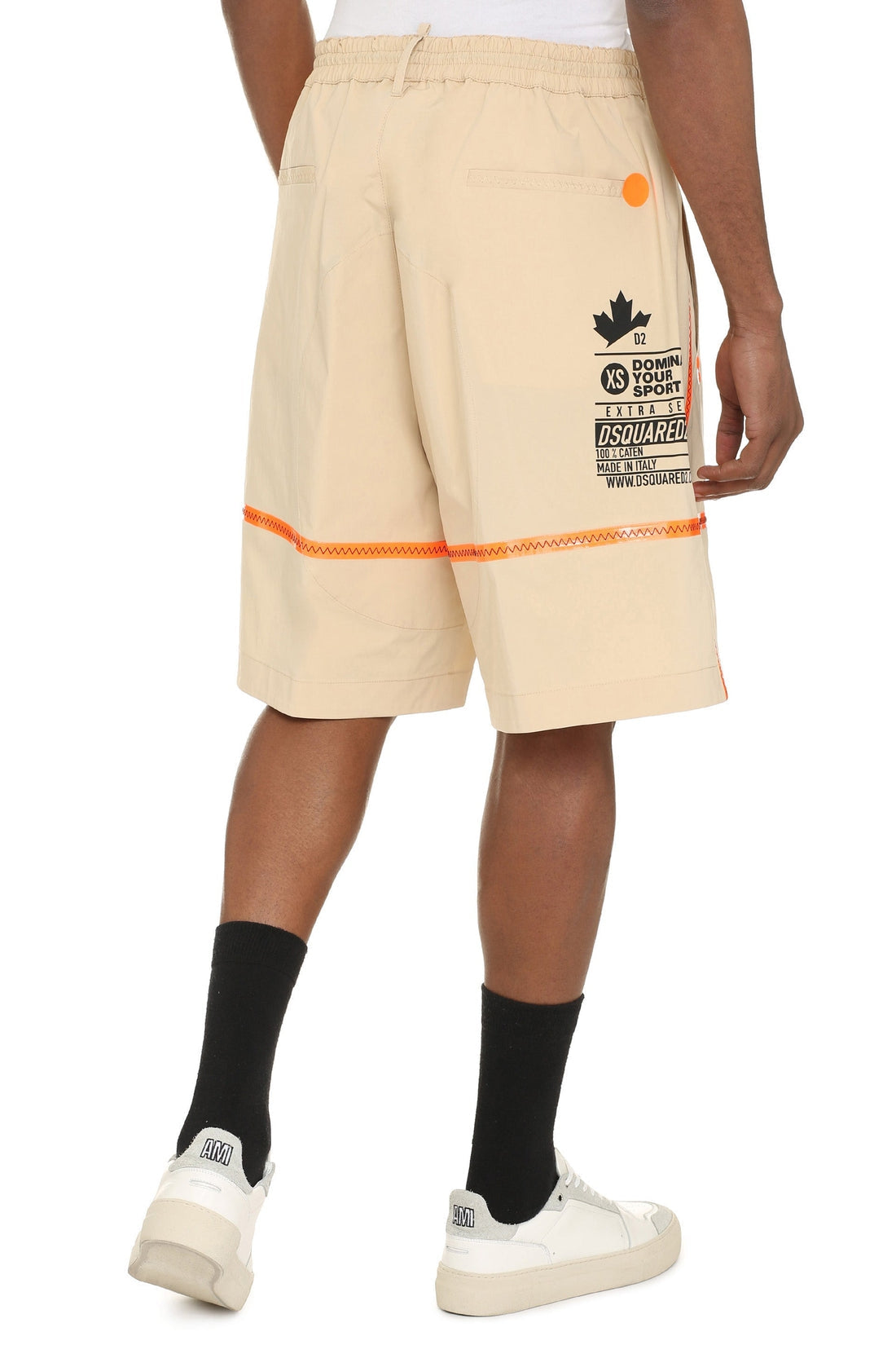 Dsquared2-OUTLET-SALE-Cotton bermuda shorts-ARCHIVIST