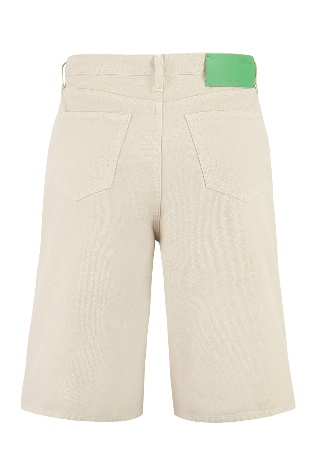 Off-White-OUTLET-SALE-Cotton bermuda shorts-ARCHIVIST