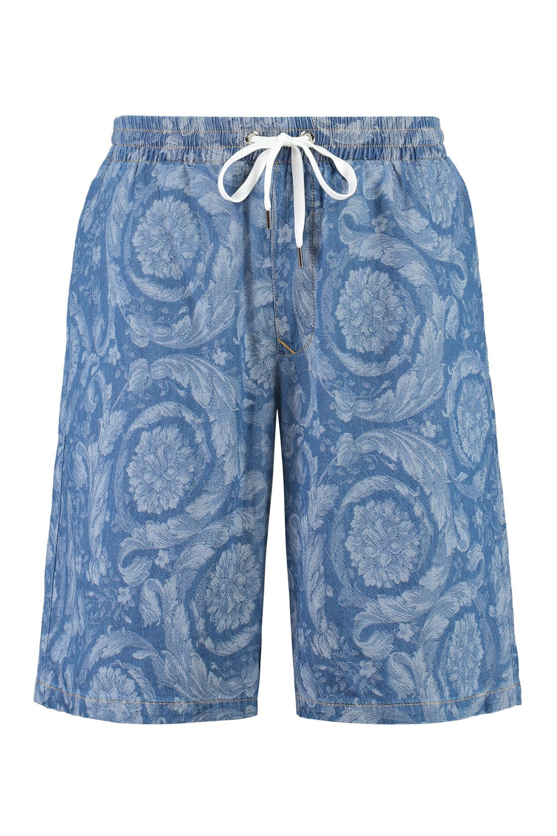 Versace-OUTLET-SALE-Cotton bermuda shorts-ARCHIVIST