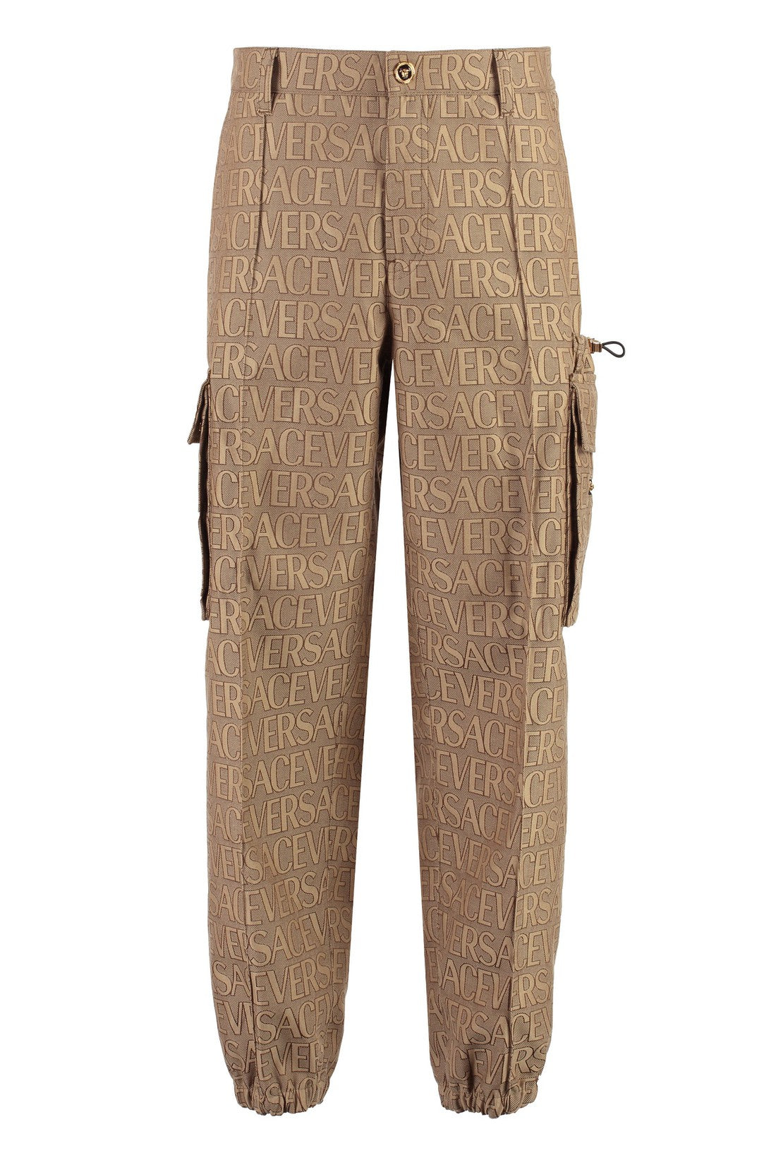 Versace-OUTLET-SALE-Cotton blend cargo-trousers-ARCHIVIST