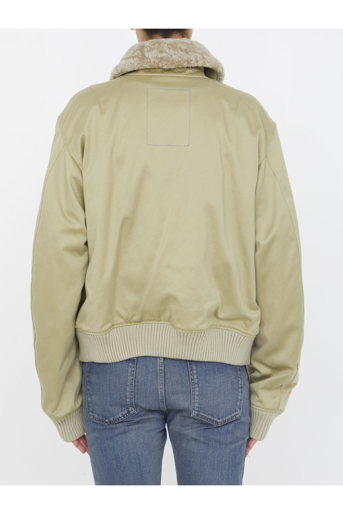 BURBERRY-OUTLET-SALE-Cotton bomber jacket-ARCHIVIST