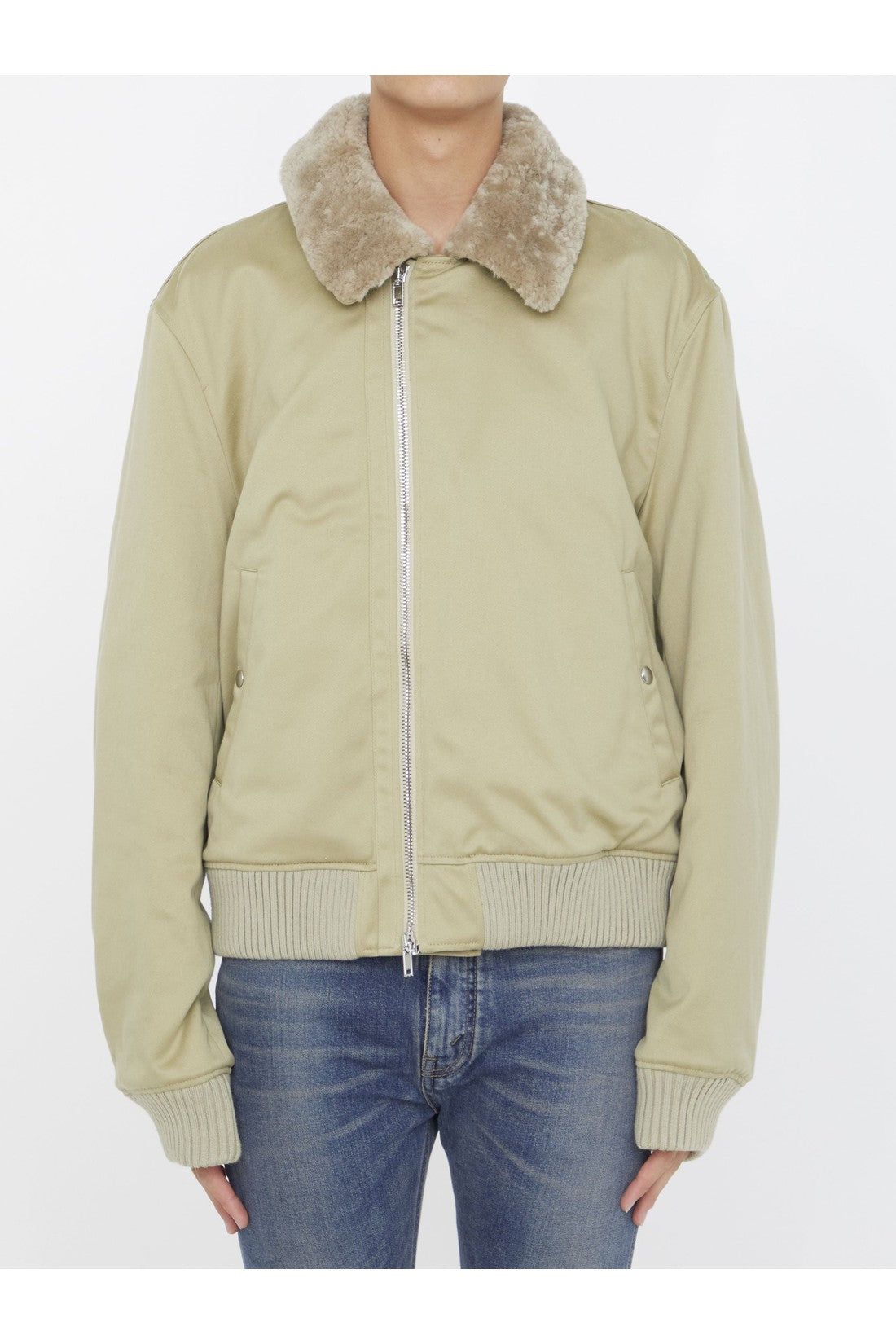 BURBERRY-OUTLET-SALE-Cotton bomber jacket-ARCHIVIST