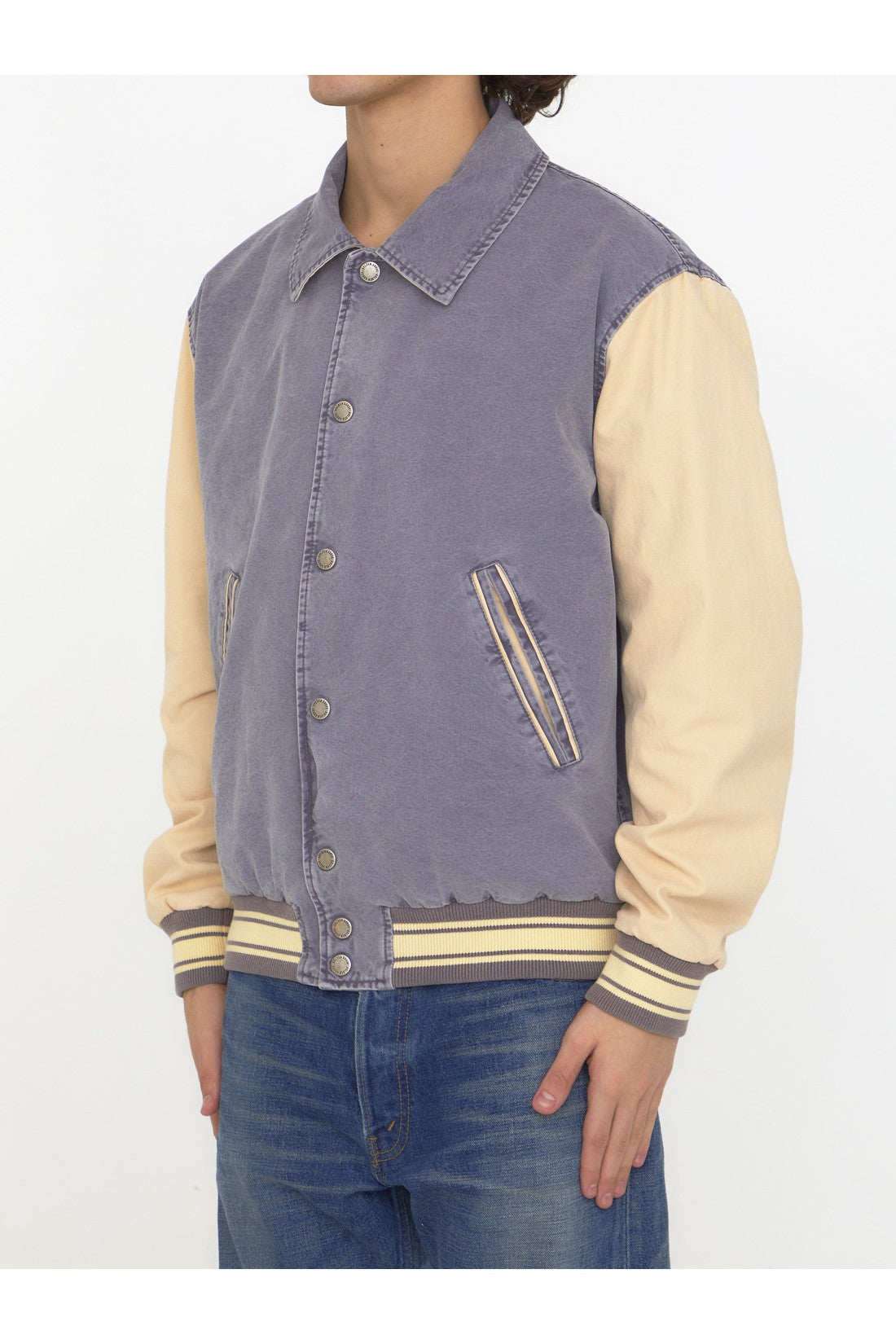 GOLDEN GOOSE-OUTLET-SALE-Cotton bomber jacket-ARCHIVIST