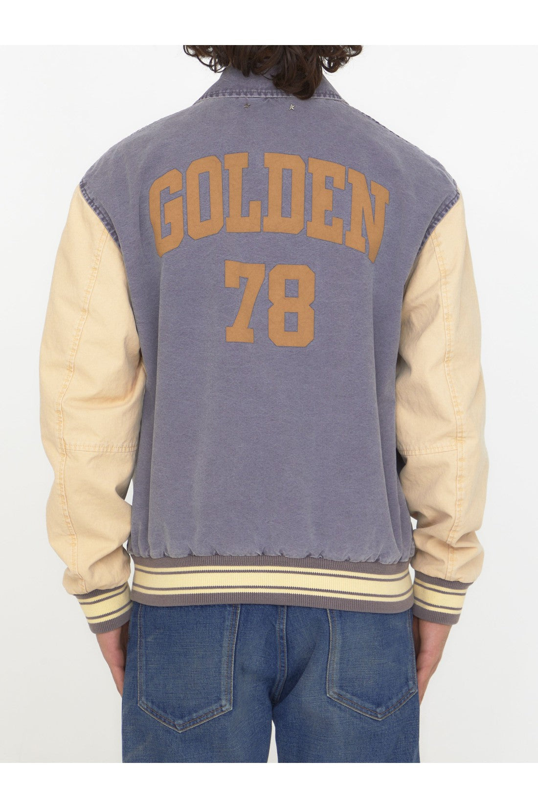 GOLDEN GOOSE-OUTLET-SALE-Cotton bomber jacket-ARCHIVIST