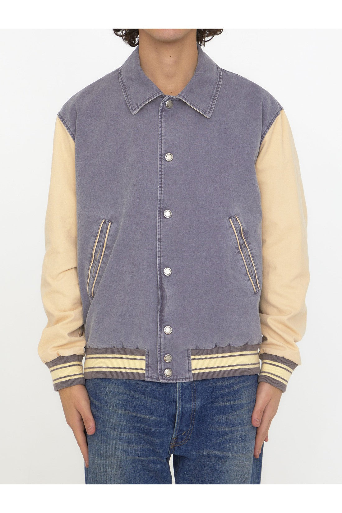 GOLDEN GOOSE-OUTLET-SALE-Cotton bomber jacket-ARCHIVIST