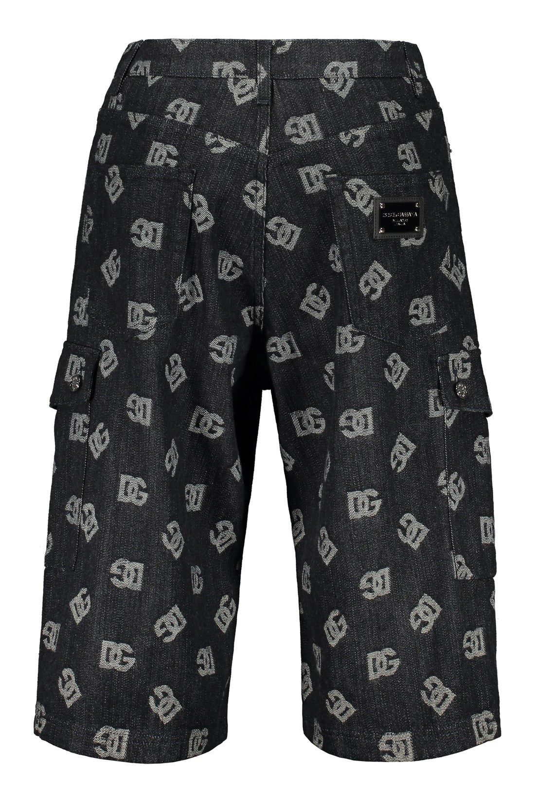 Dolce & Gabbana-OUTLET-SALE-Cotton cargo bermuda shorts-ARCHIVIST