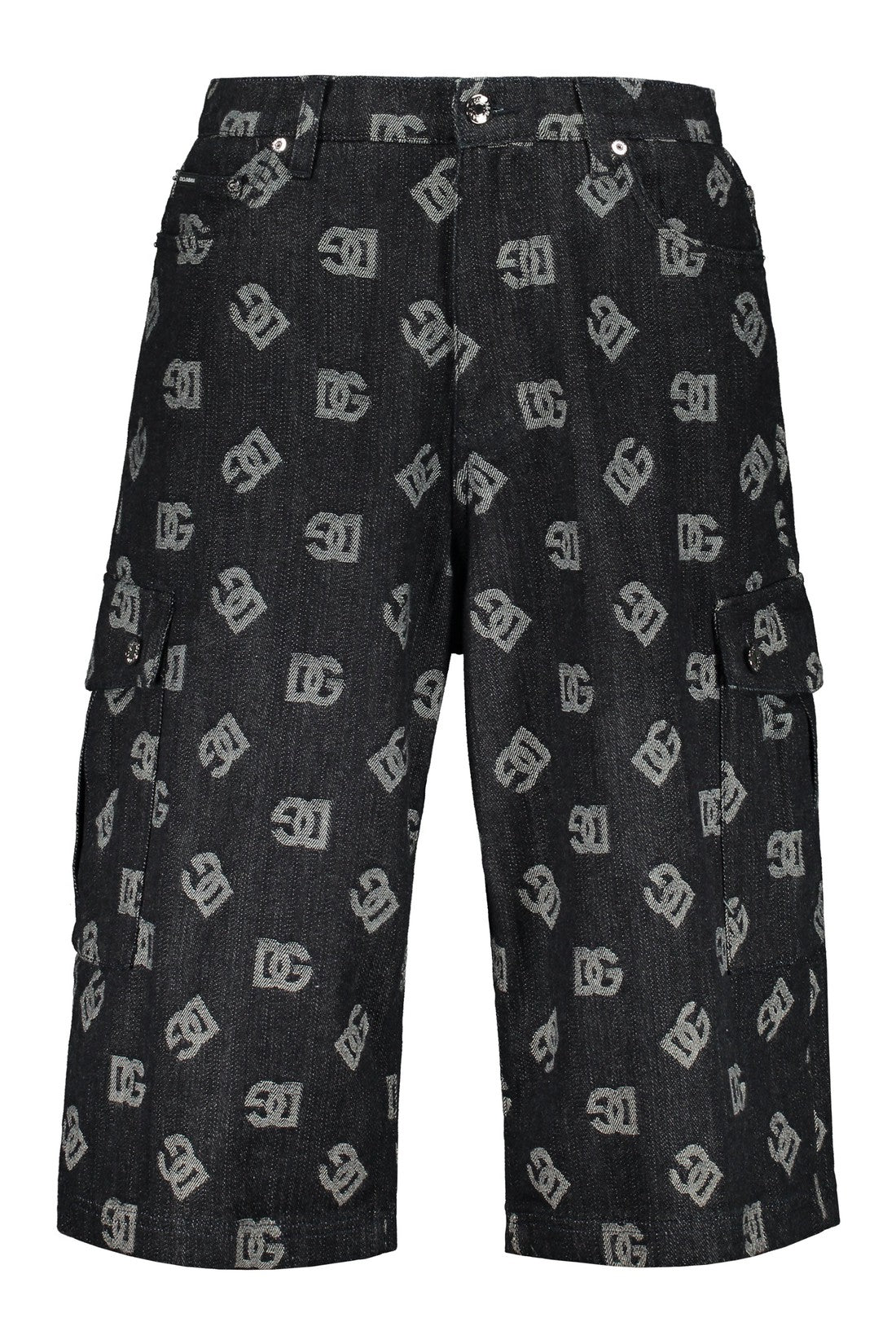 Dolce & Gabbana-OUTLET-SALE-Cotton cargo bermuda shorts-ARCHIVIST