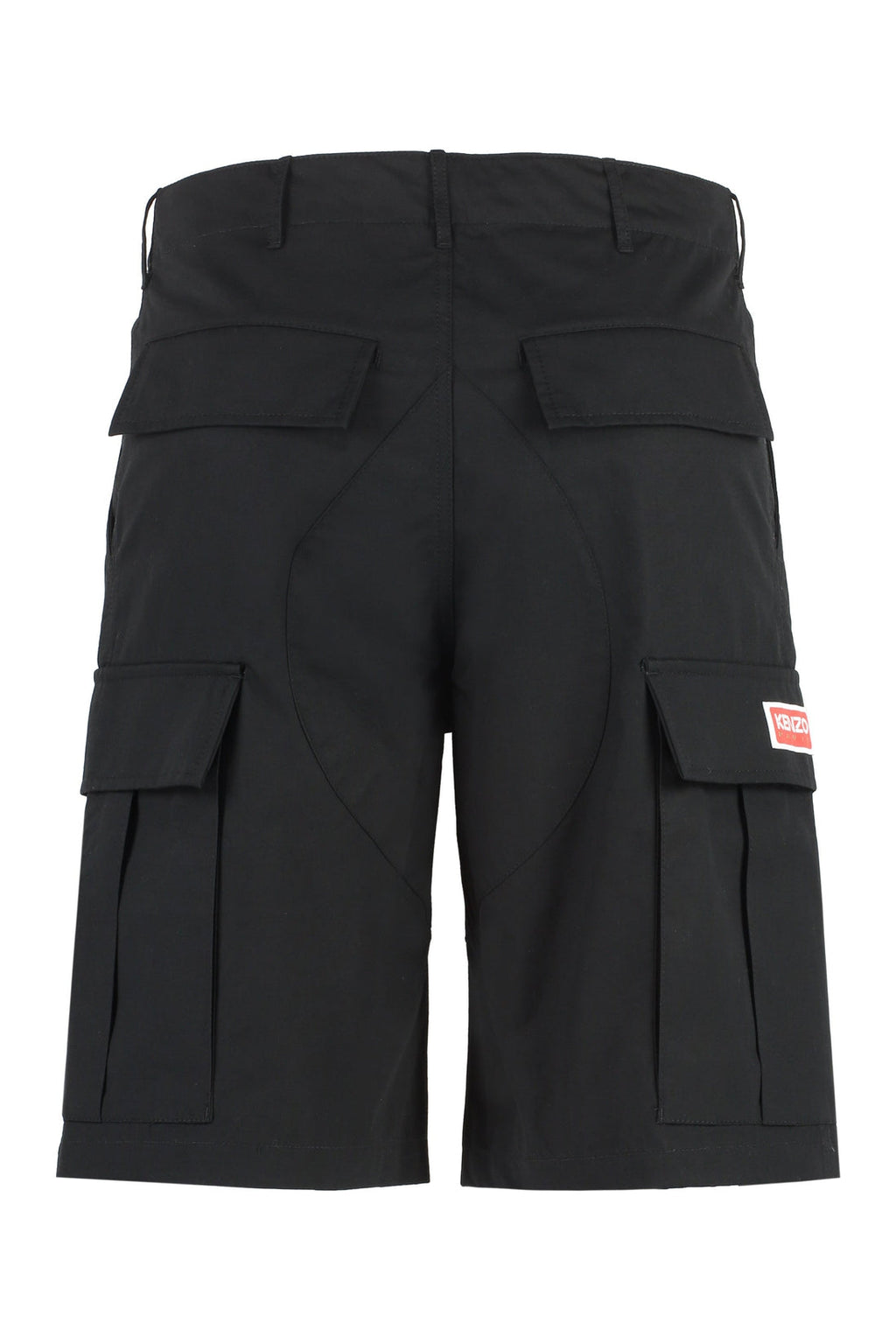 Kenzo-OUTLET-SALE-Cotton cargo bermuda shorts-ARCHIVIST