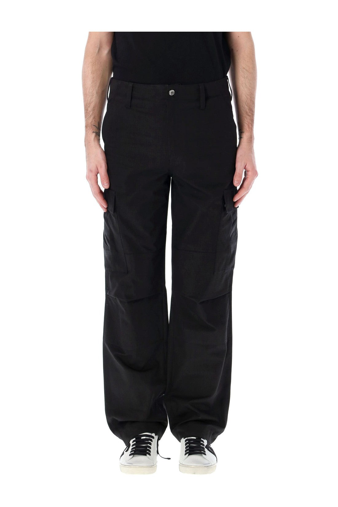 DOLCE & GABBANA-OUTLET-SALE-Cotton cargo pants-ARCHIVIST