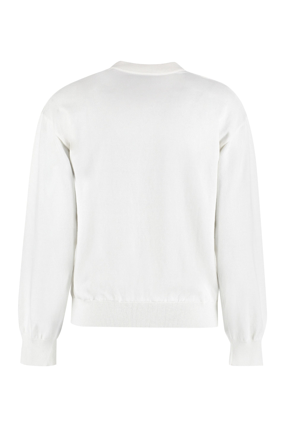 Boutique Moschino-OUTLET-SALE-Cotton-cashmere blend crew-neck pullover-ARCHIVIST