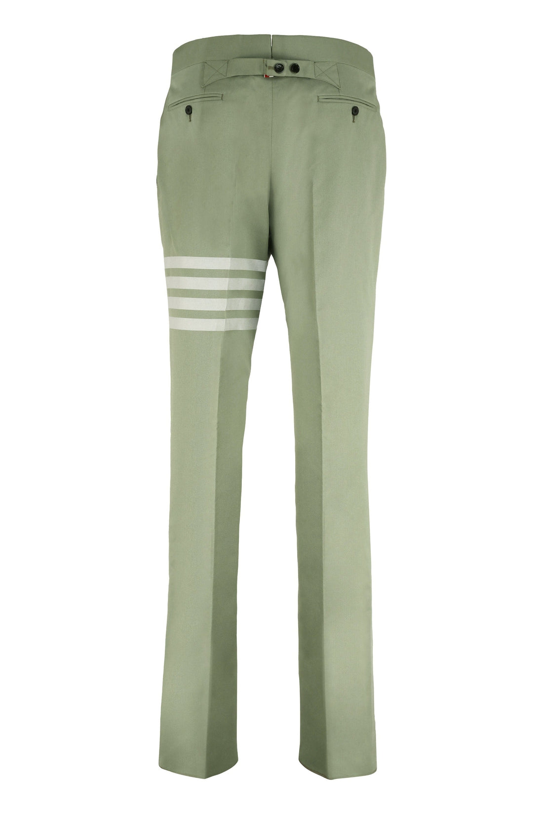 Thom Browne-OUTLET-SALE-Cotton chino trousers-ARCHIVIST