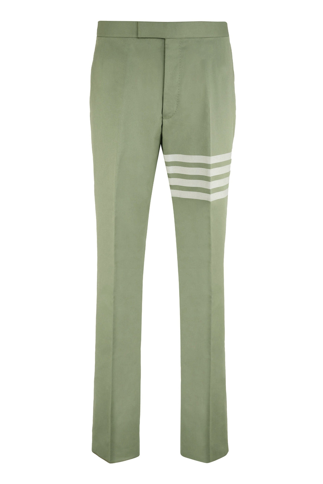 Thom Browne-OUTLET-SALE-Cotton chino trousers-ARCHIVIST