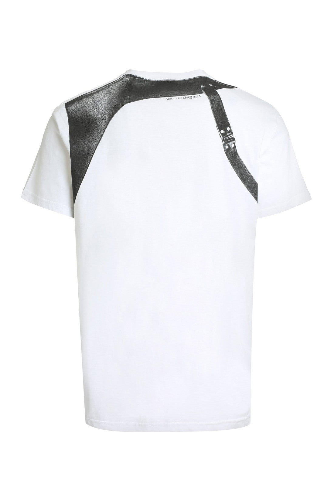 Alexander McQueen-OUTLET-SALE-Cotton crew-neck T-shirt-ARCHIVIST