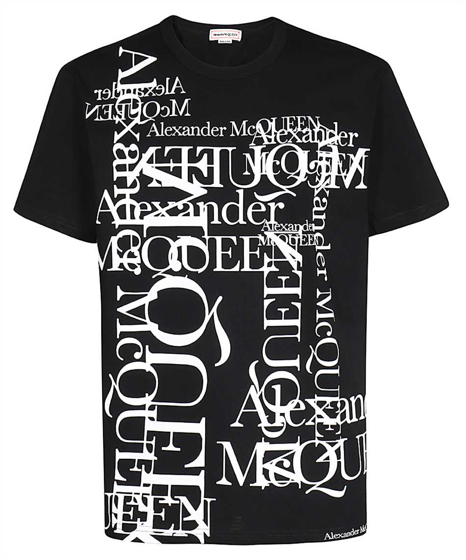 Alexander McQueen-OUTLET-SALE-Cotton crew-neck T-shirt-ARCHIVIST