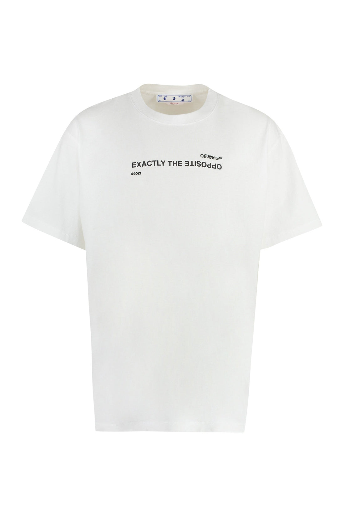 Off-White-OUTLET-SALE-Cotton crew-neck T-shirt-ARCHIVIST