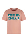 See By Chloé-OUTLET-SALE-Cotton crew-neck T-shirt-ARCHIVIST