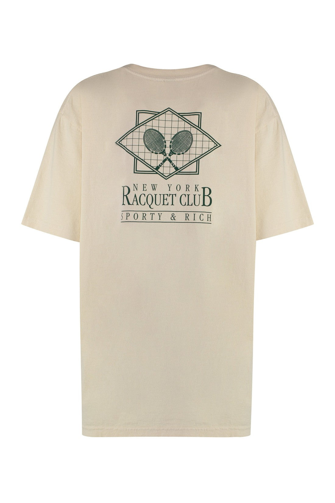 Sporty & Rich-OUTLET-SALE-Cotton crew-neck T-shirt-ARCHIVIST