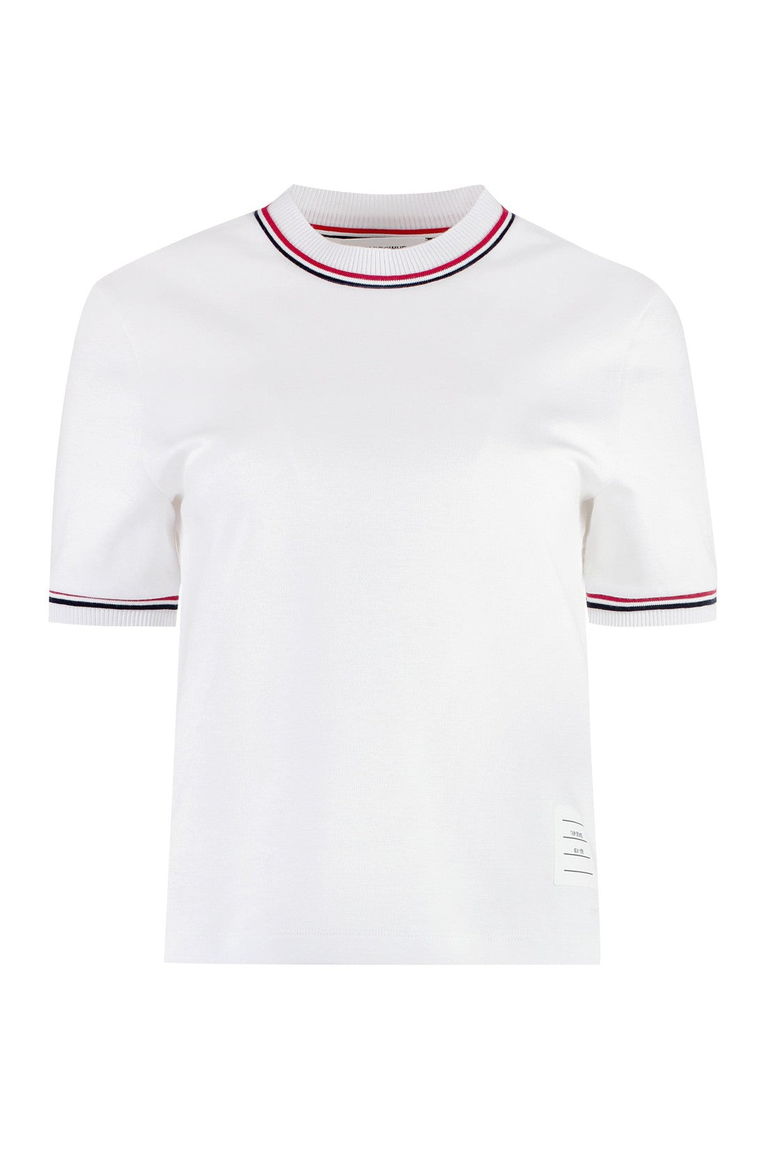 Thom Browne-OUTLET-SALE-Cotton crew-neck T-shirt-ARCHIVIST