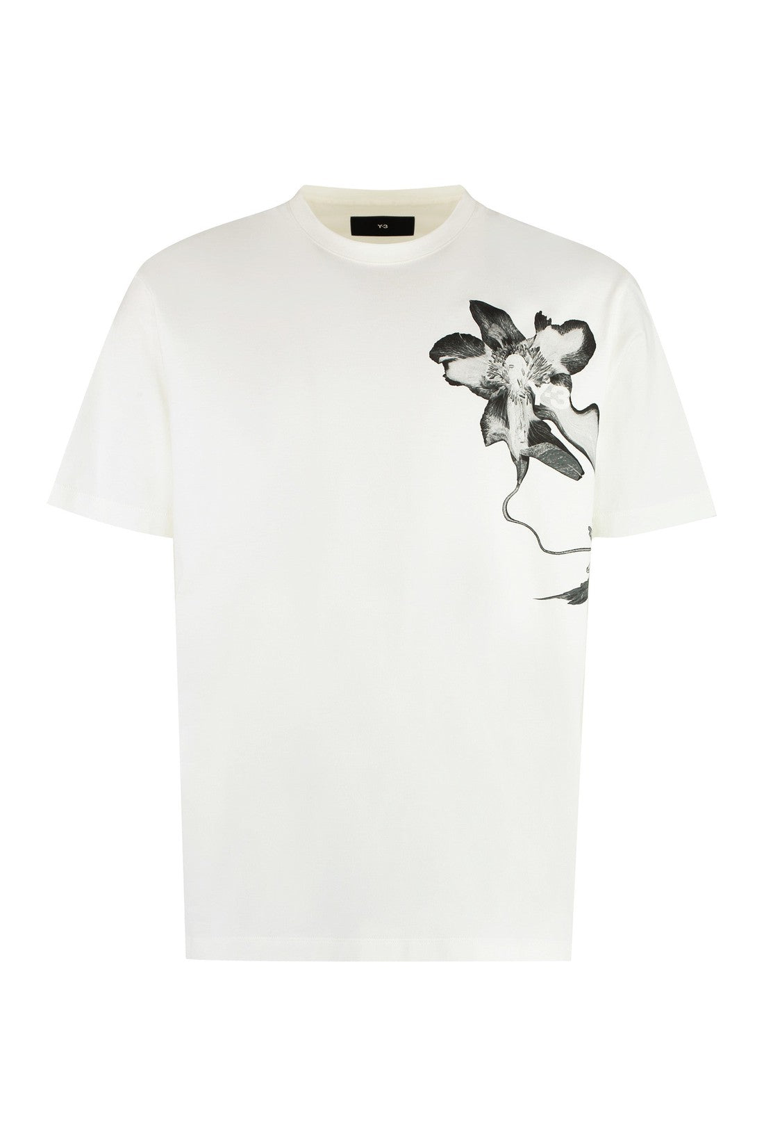 adidas Y-3-OUTLET-SALE-Cotton crew-neck T-shirt-ARCHIVIST