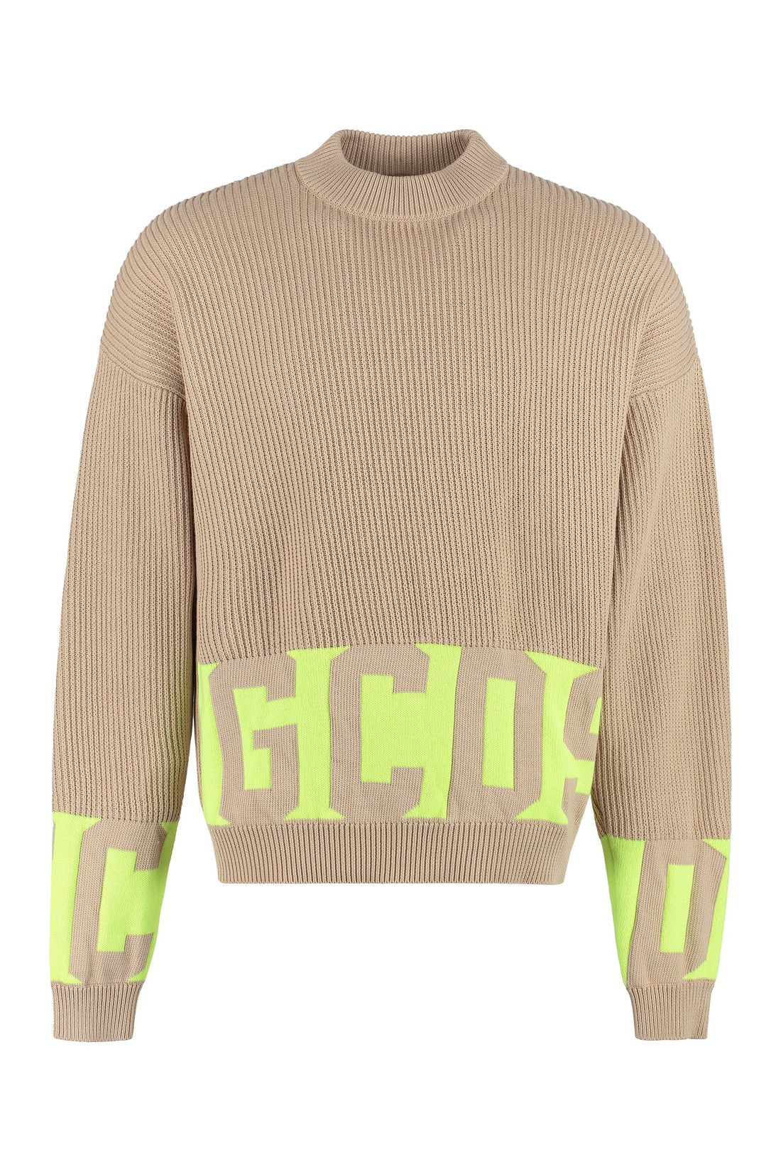GCDS-OUTLET-SALE-Cotton crew-neck sweater-ARCHIVIST