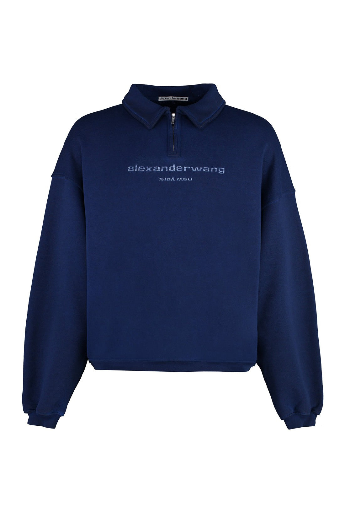 Alexander Wang-OUTLET-SALE-Cotton crew-neck sweatshirt-ARCHIVIST