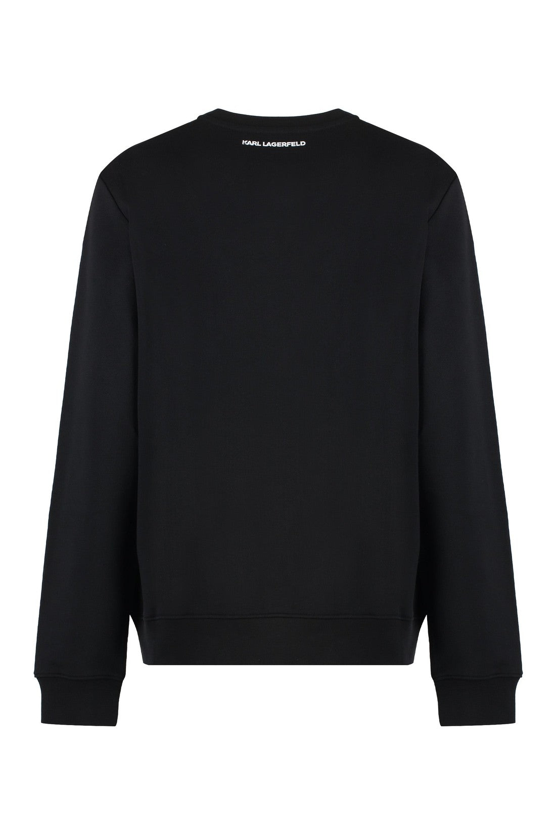 Karl Lagerfeld-OUTLET-SALE-Cotton crew-neck sweatshirt-ARCHIVIST