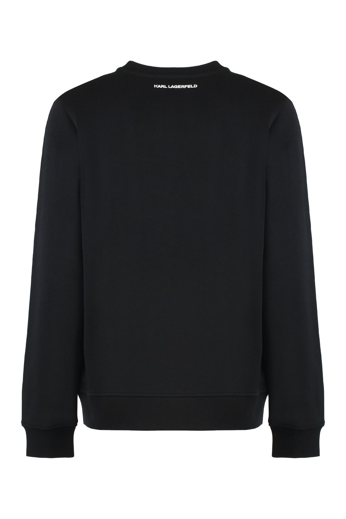 Karl Lagerfeld-OUTLET-SALE-Cotton crew-neck sweatshirt-ARCHIVIST