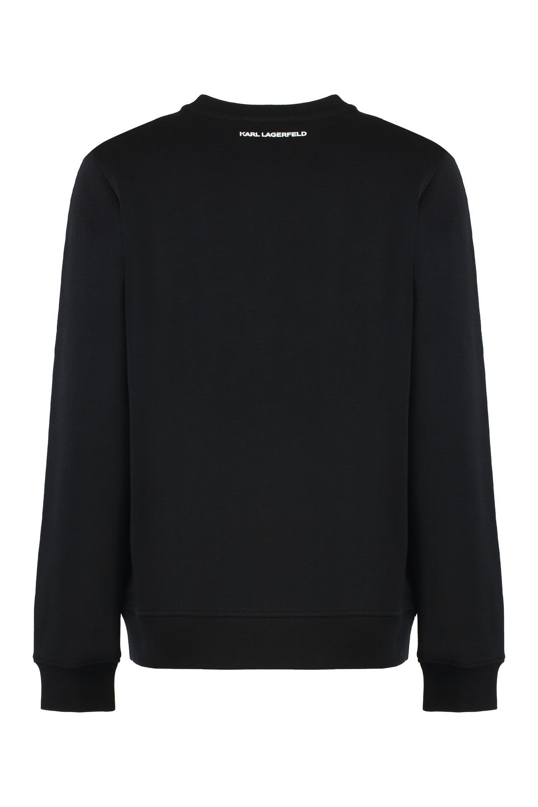 Karl Lagerfeld-OUTLET-SALE-Cotton crew-neck sweatshirt-ARCHIVIST