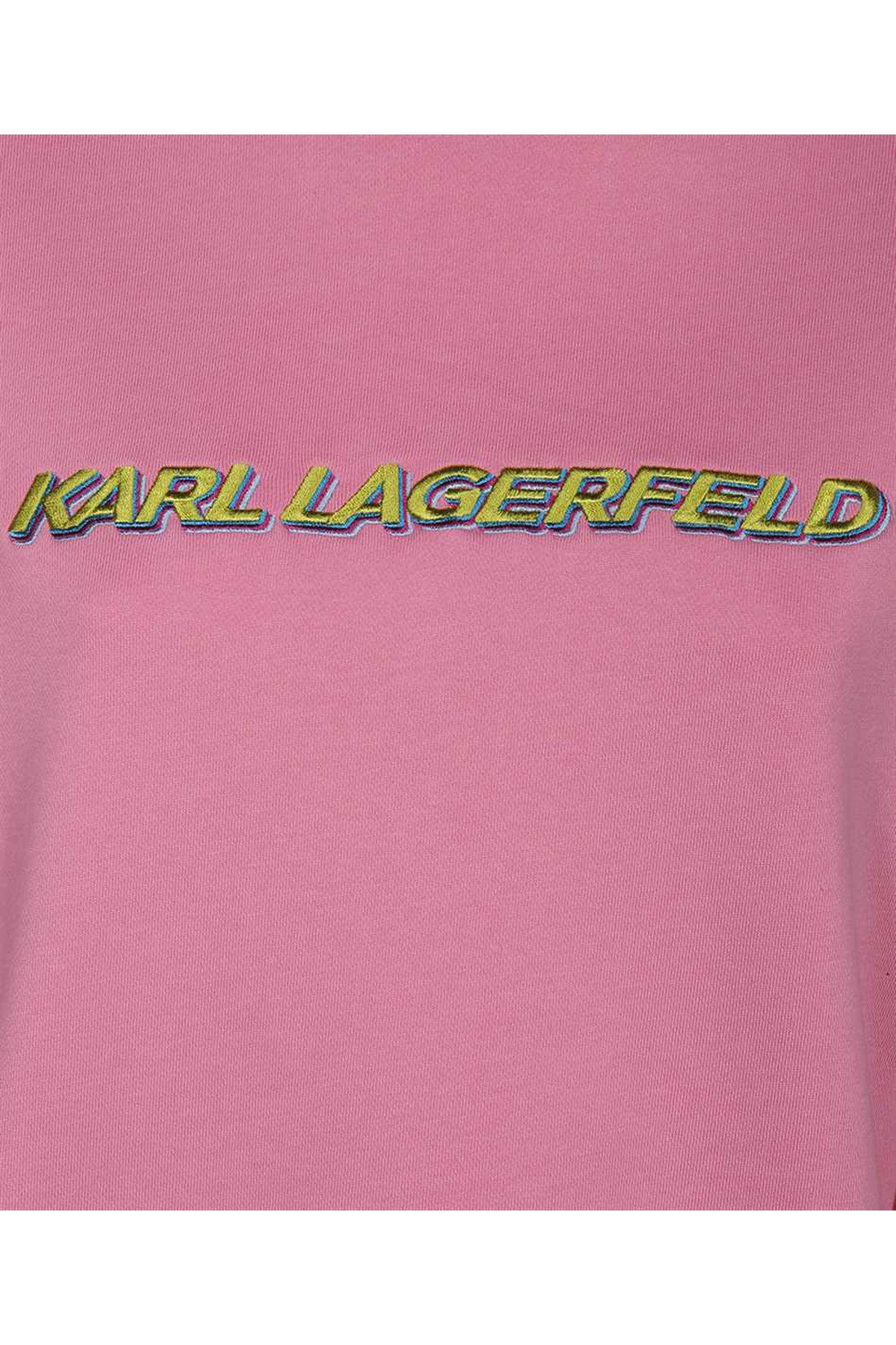 Karl Lagerfeld-OUTLET-SALE-Cotton crew-neck sweatshirt-ARCHIVIST