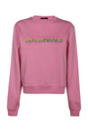 Karl Lagerfeld-OUTLET-SALE-Cotton crew-neck sweatshirt-ARCHIVIST