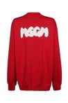 MSGM-OUTLET-SALE-Cotton crew-neck sweatshirt-ARCHIVIST