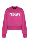 MSGM-OUTLET-SALE-Cotton crew-neck sweatshirt-ARCHIVIST