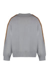 Palm Angels-OUTLET-SALE-Cotton crew-neck sweatshirt-ARCHIVIST